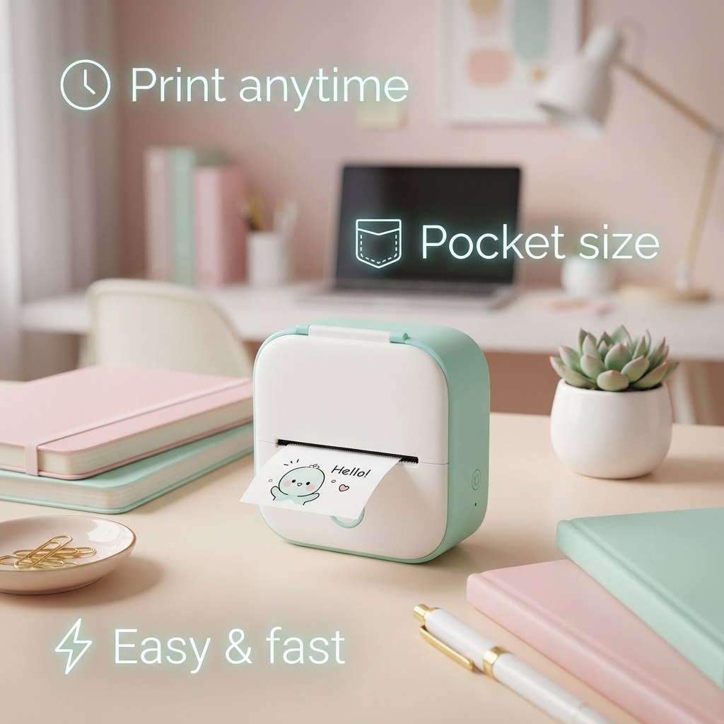 Portable Mini Printer By Aemero