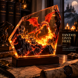 Fire Dragon Halloween Lamp By Aemero
